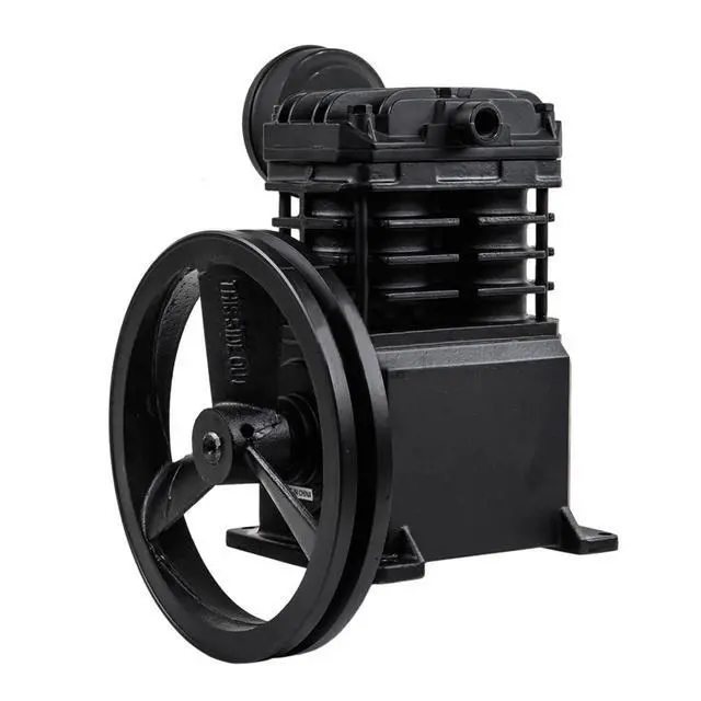 Alt view image 2 of 6 - 2HP Cast Iron Air Compressor Pump Universal Replacement Compatible with Campbell Hausfeld VT4823, Speedaire 4B222E, Kobalt VT6361, Husky VT631505, 5.5 SCFM for 40 Gal Tanks