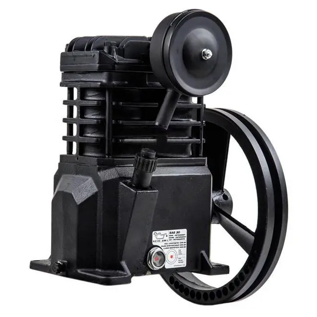 Alt view image 4 of 6 - 2HP Cast Iron Air Compressor Pump Universal Replacement Compatible with Campbell Hausfeld VT4823, Speedaire 4B222E, Kobalt VT6361, Husky VT631505, 5.5 SCFM for 40 Gal Tanks
