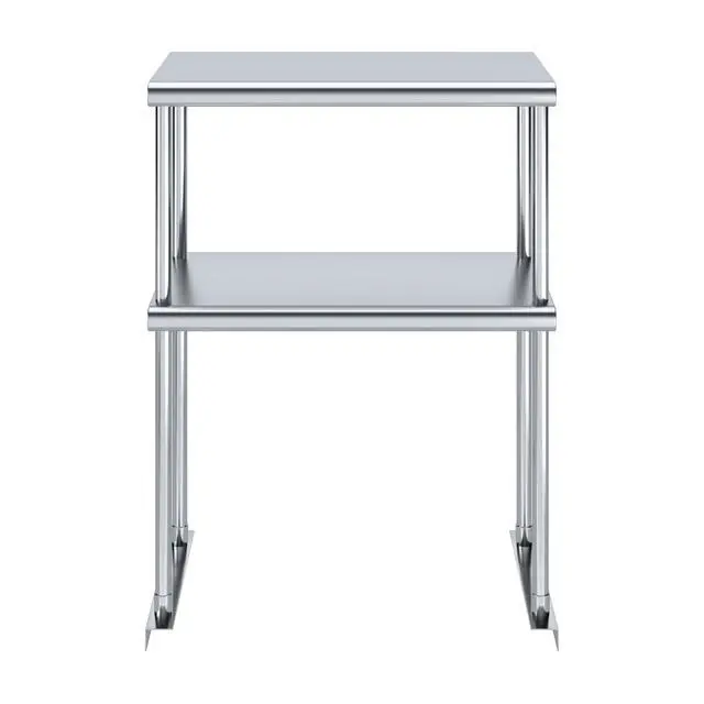 Alt view image 4 of 6 - Double OverShelf Stainless Steel NSF - Many (24" Long x 12" Deep)