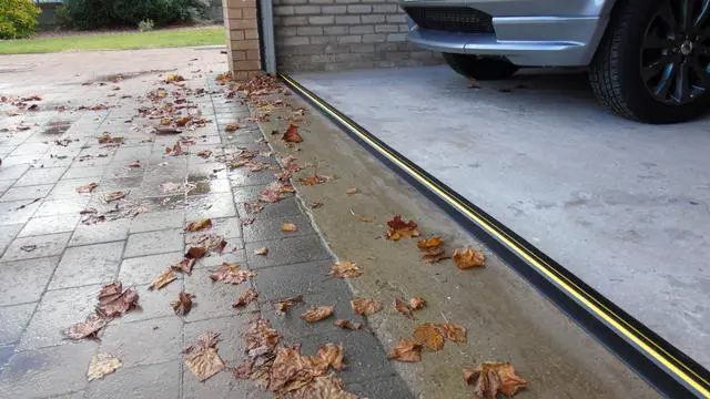 Alt view image 4 of 6 - ¾ High Garage Door Threshold Seal Kit 20'3" Length | Flexible PVC | Complete Kit Includes 2 Adhesives