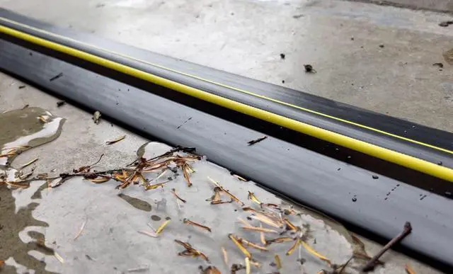 Alt view image 6 of 6 - ¾ High Garage Door Threshold Seal Kit 20'3" Length | Flexible PVC | Complete Kit Includes 2 Adhesives