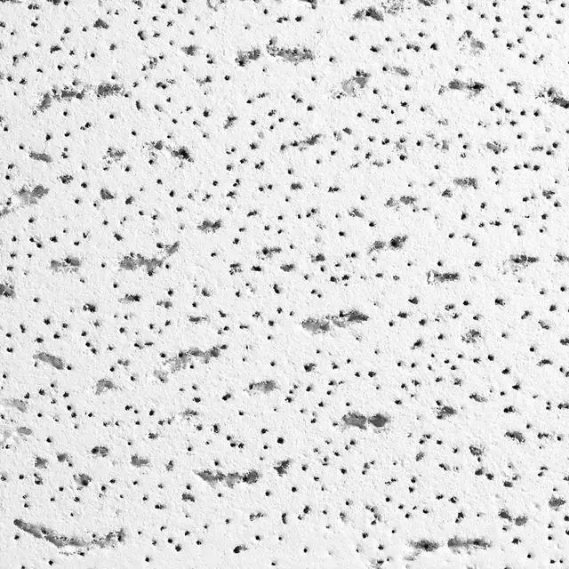 Alt view image 2 of 6 - Ceiling Tiles; 2x2 Ceiling Tiles - 16 pcs White; Acoustic Ceilings for Suspended Ceiling Grid; FISSURED 756