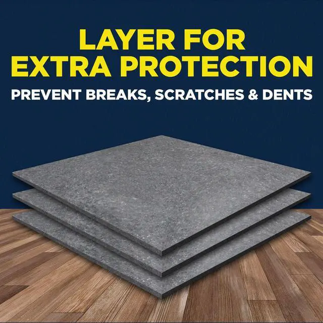 Alt view image 4 of 6 - Padded XL Moving Blankets, 24 Pack, Heavy Duty, Eco-Friendly Pads for Packing & Furniture Protection