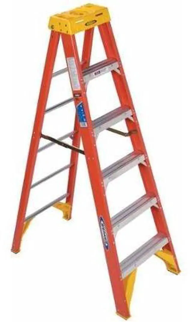 Main image of Werner 6206 6' Fiberglass Step Ladder