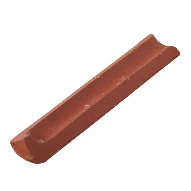 Alt view image 2 of 4 - 1x6 Inches Colonial Red Smooth Inside Corner Ceramic Floor & Wall Tile, Matte Non-Slip Finish, Indoor Outdoor Use, Restaurant Hotel Kitchen Spa (10 Pieces)