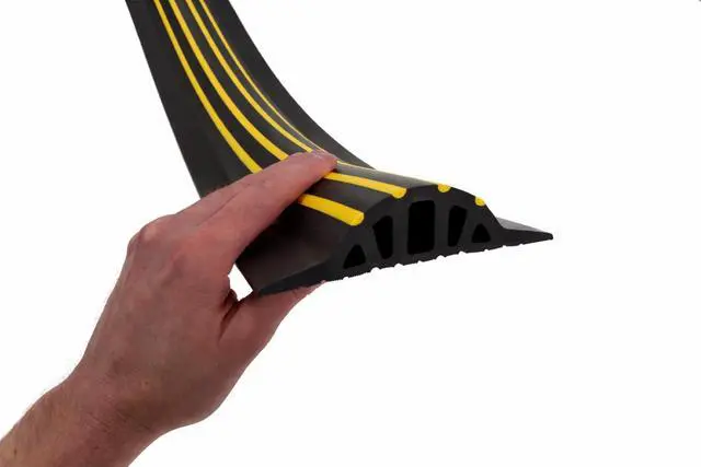 Alt view image 2 of 6 - 1 ¼ High Garage Door Threshold Seal Kit 12'3" Length | Flexible PVC | Complete Kit Includes 2 Adhesives
