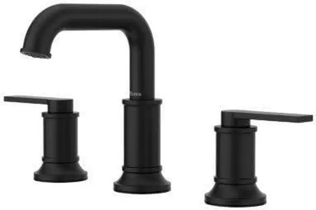 Main image of LG49-COL0B, Colfax 1.2 GPM Widespread Bathroom Faucet, Matte Black