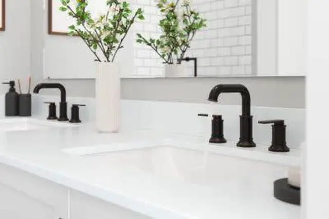 Alt view image 4 of 6 - LG49-COL0B, Colfax 1.2 GPM Widespread Bathroom Faucet, Matte Black