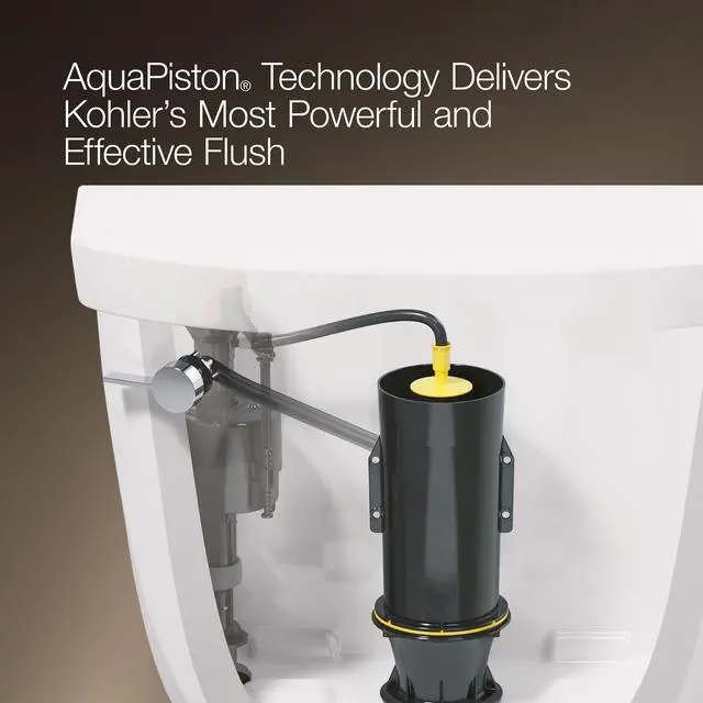 Alt view image 5 of 6 - 44467-7 Highline® Toilet tank, 1.28 gpf, Black Black