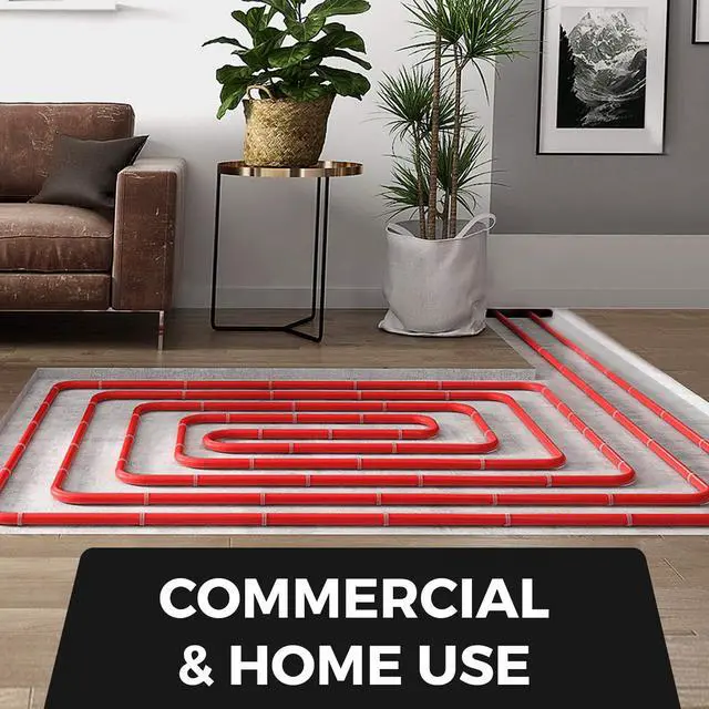 Alt view image 6 of 6 - Oxygen Barrier PEX Tubing 500Ft Red 5/8 Inch PEX Pipe Radiant Heat Floor O2 EVOH Pex-B Heat Durable Plumbing Flexible for Residential Commercial Heating Plumbing