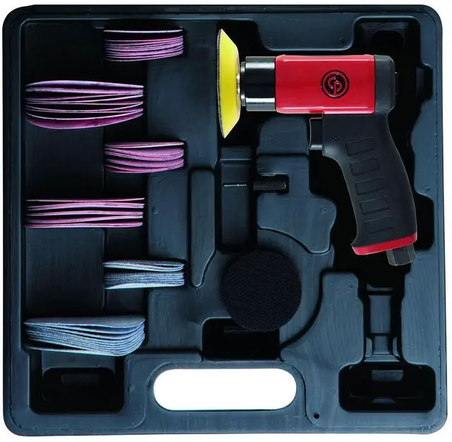 Main image of CP7200S - Kit - 3 Inch (75 mm) Air Random Orbital Sander, Hook & Loop, 15,000 RPM