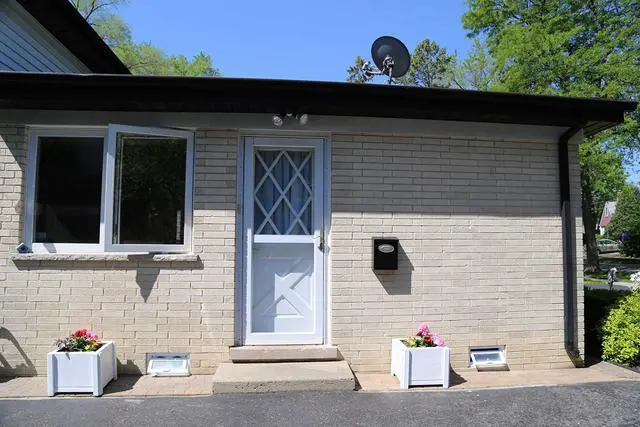 Alt view image 6 of 6 - Crawl Space Power Vent Foundation Vent Replacement for 16" x 8" Openings 160 CFM Exhaust Fan Sealed Vinyl Window Design with Double Pane Glass Fan Turns On When Opened Made in USA (Clay)