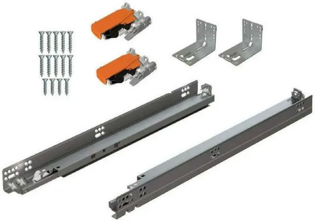 Main image of Bundle - TANDEM Drawer Slides with OTION. Includes Slides 563H, Locking Devices, Rear Mounting Brackets, Screws and Instructions. 21" (Set of 6)