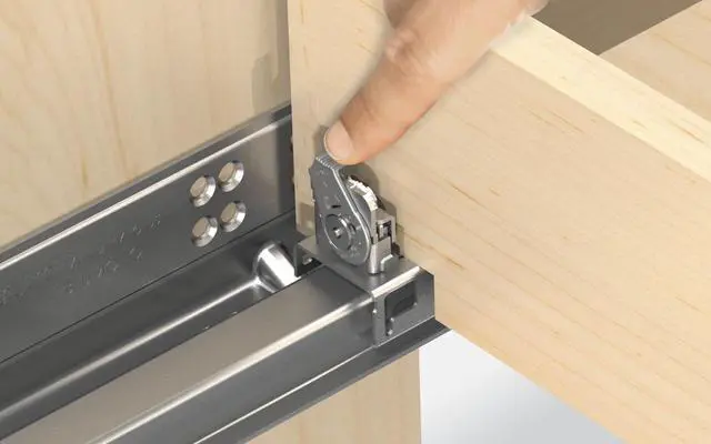 Alt view image 5 of 5 - Bundle - TANDEM Drawer Slides with OTION. Includes Slides 563H, Locking Devices, Rear Mounting Brackets, Screws and Instructions. 21" (Set of 6)