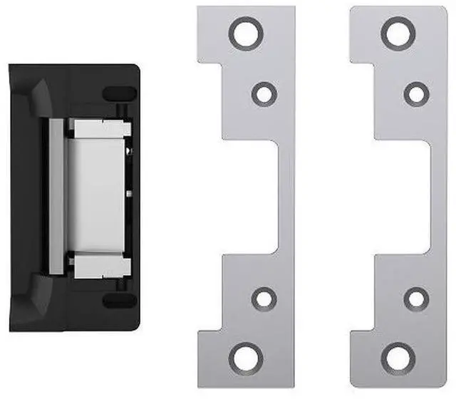 Main image of HES 5200C-12/24D-630 Universal Door Electric Strike with Faceplate, Satin Stainless Steel, Static Strength 1500 lbs., Dynamic Strength 70 ft-lbs., Dual-Voltage 12 or 24 VDC/VAC