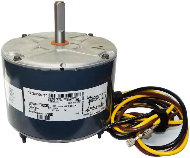 Main image of OEM Condenser Motor, Fits Carrier, 1/4 HP 1100 RPM, 208-230V, # G3905 Motor Replaces Part #s HC39GE237A, 5KCP39EGY823S