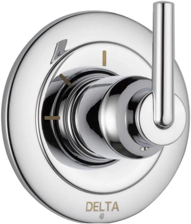 Main image of Faucet Trinsic 3-Setting Shower Handle Diverter Trim Kit, Diverter Valve Trim Kit Chrome, 3 Way Shower Diverter, Diverter Trim, Chrome T11859 (Valve Not Included)