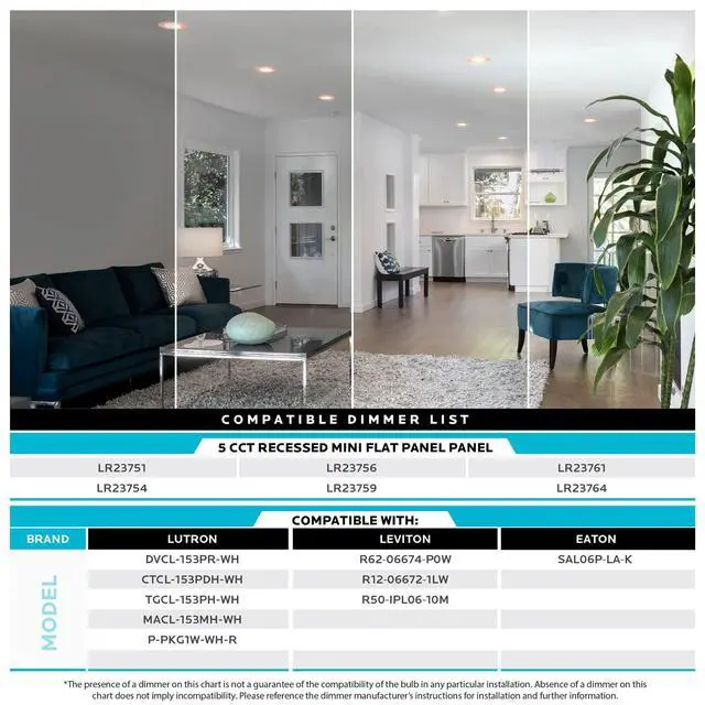 Alt view image 6 of 6 - 4 Inch Ultra Thin LED Recessed Light with J-Box, 10W, 5 Color Options 2700K | 3000K | 3500K | 4000K | 5000K, Dimmable Wafer Lights, 750 Lumens, Copper Trim, Energy Star, IC Rated (4 Pack)