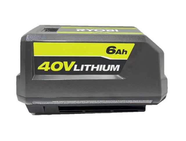 Alt view image 6 of 6 - 40V Lithium-Ion 6.0 Ah High Capacity Battery and Rapid Charger Kit | Bulk Packaged
