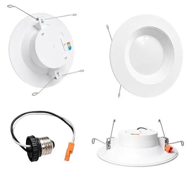 Alt view image 3 of 6 - High Performance LED Light, A7/5 CCT Dimmable, Baffle Design, 5/6" Downlight, 14 Watt, 1200 Lumens, 5 Color Temperature Adjusment, Easy to Install, ES Qualified, UL Listed (24)