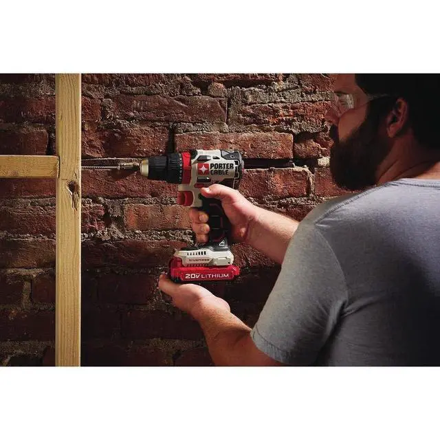 Alt view image 4 of 5 - 20V MAX Cordless Drill Driver Kit with 2 Batteries and Charger, 1/2 Inch (PCCK607LB)