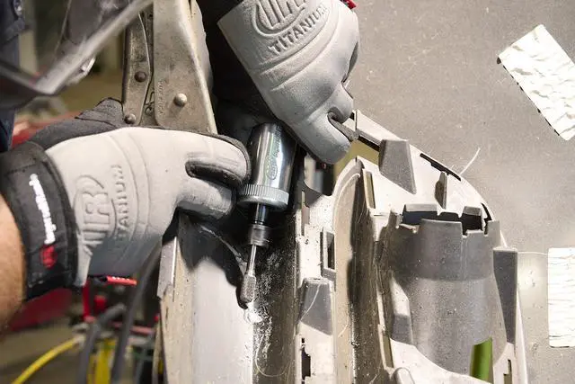 Alt view image 6 of 6 - 409 Air Die Grinder, 27000 RPM, 0.5HP, Inline