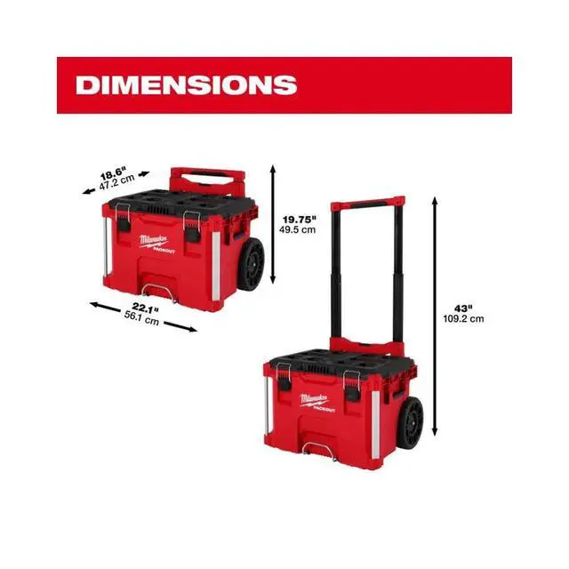 Alt view image 2 of 6 - Electric - PACKOUT 10 Compact Portable Tool Box with ADJUSTA