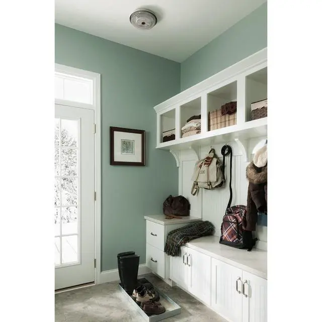 Alt view image 5 of 6 - 157 Low-Profile Fan-Forced Ceiling Heater, Enclosed Sheath Element for Bathroom, Kitchen, and Home, Standard, Satin Aluminum