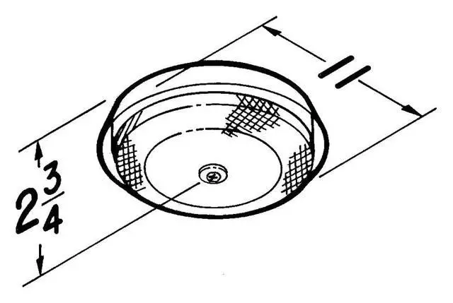 Alt view image 6 of 6 - 157 Low-Profile Fan-Forced Ceiling Heater, Enclosed Sheath Element for Bathroom, Kitchen, and Home, Standard, Satin Aluminum