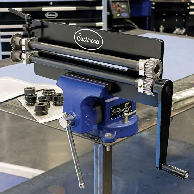 Main image of Metal Fabrication Bead Roller with Dies | Generous 19 inch Throat Industrial Bead Roller | 18 Gauge Sheet Metal Rotary Forming Machine | Durable Construction