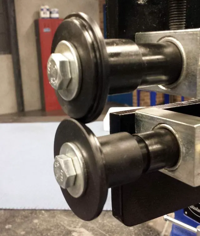 Alt view image 4 of 6 - Metal Fabrication Bead Roller with Dies | Generous 19 inch Throat Industrial Bead Roller | 18 Gauge Sheet Metal Rotary Forming Machine | Durable Construction