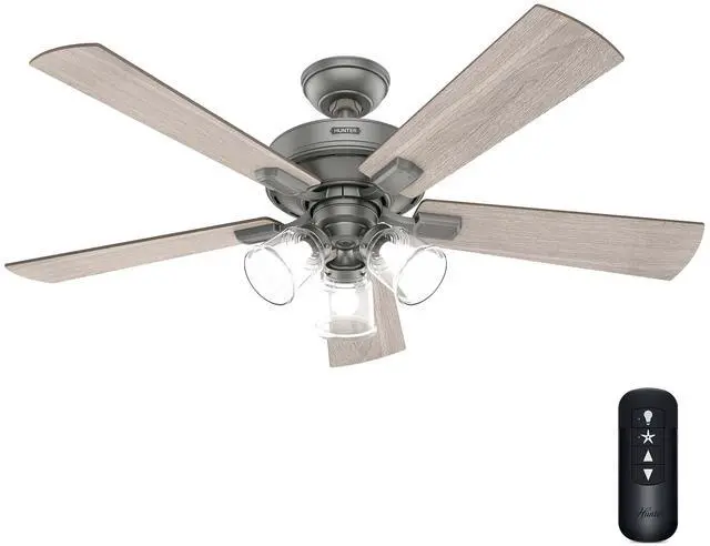 Main image of Fan Company 51857 Crestfield Ceiling-Fans, Matte Silver, AAA