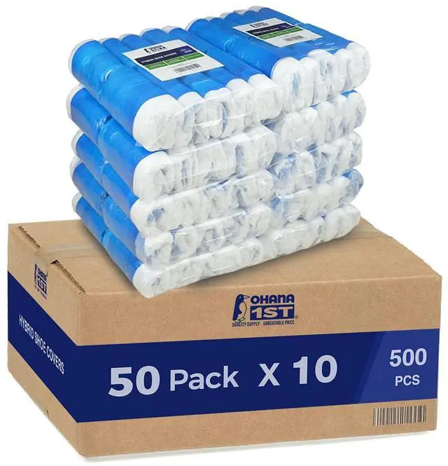 Main image of Hybrid Shoe Covers Disposable Non Slip Waterproof, MEGA Pack (50 Pack x 10, 500 PCS)