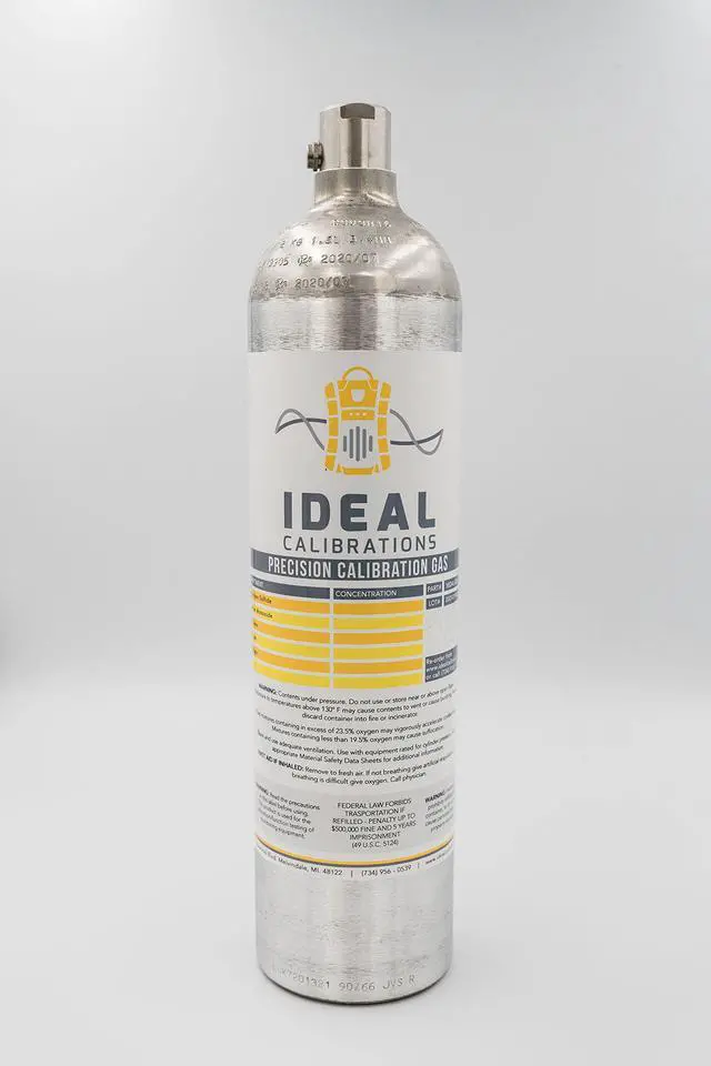 Main image of 4-Gas Calibration Blend for BW Technologies GasAlert MicroClip, GasAlert MicroClip X3, GasAlert MicroClip XT, GasAlert Max XT II, GasAlert Micro 5, GasAlert Micro, GasAlert Quattro (58L)