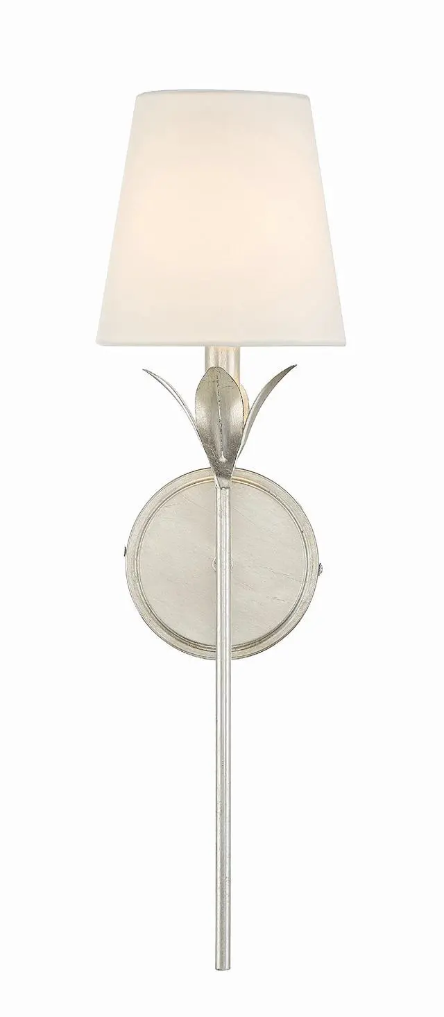 Alt view image 2 of 6 - Broche 6'' Antique Silver Sconce
