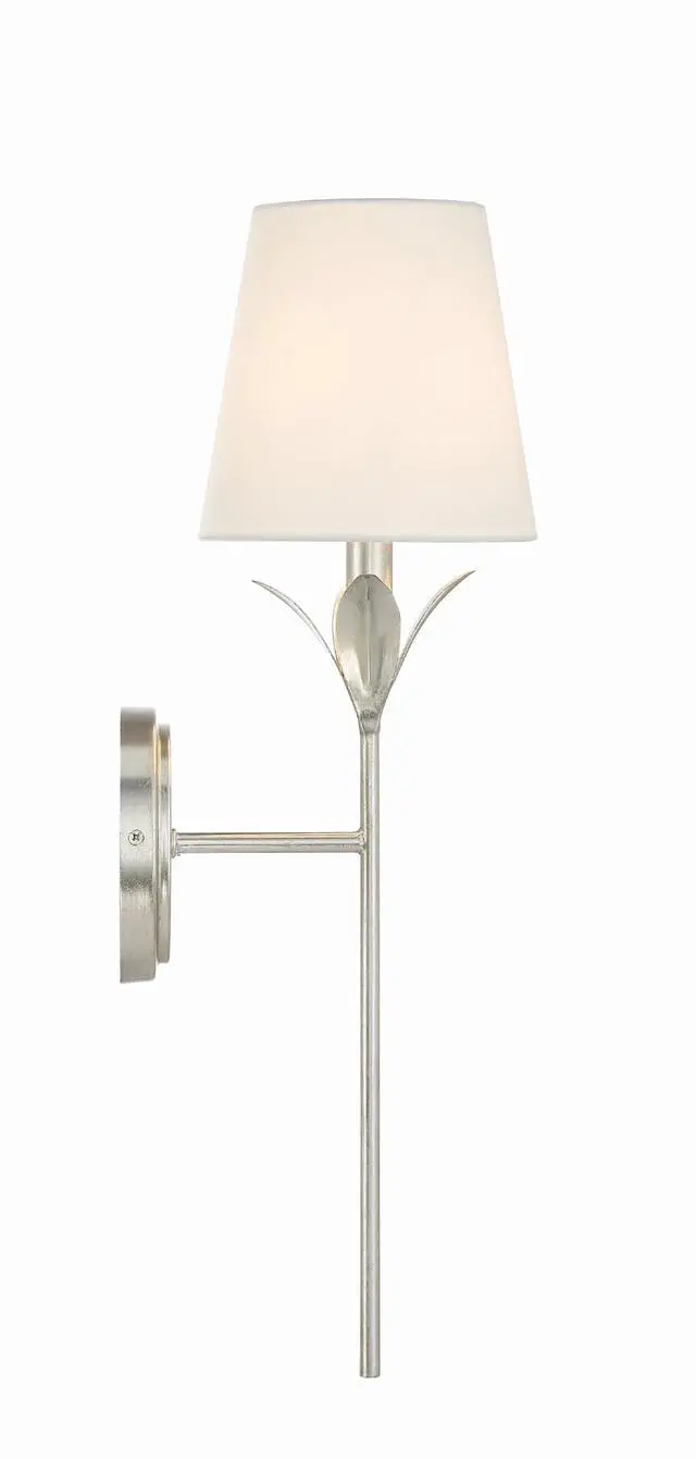 Alt view image 4 of 6 - Broche 6'' Antique Silver Sconce