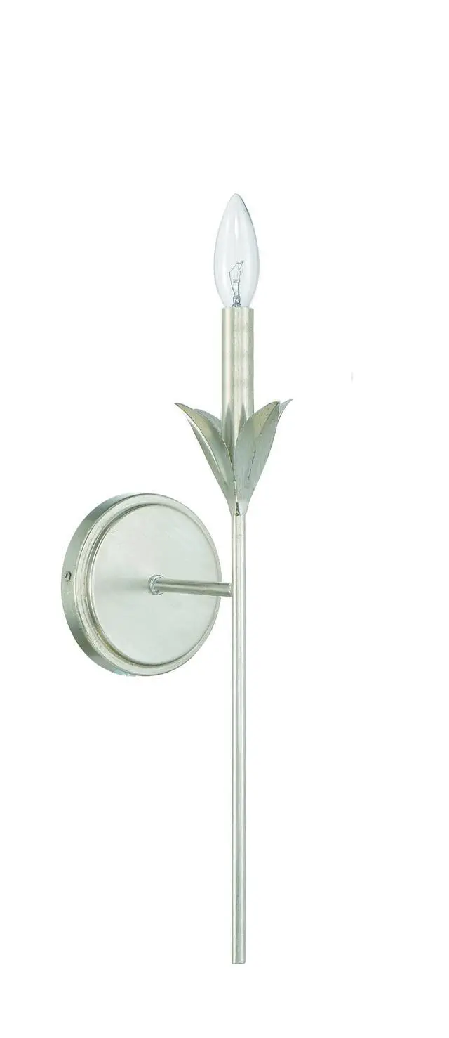 Alt view image 5 of 6 - Broche 6'' Antique Silver Sconce