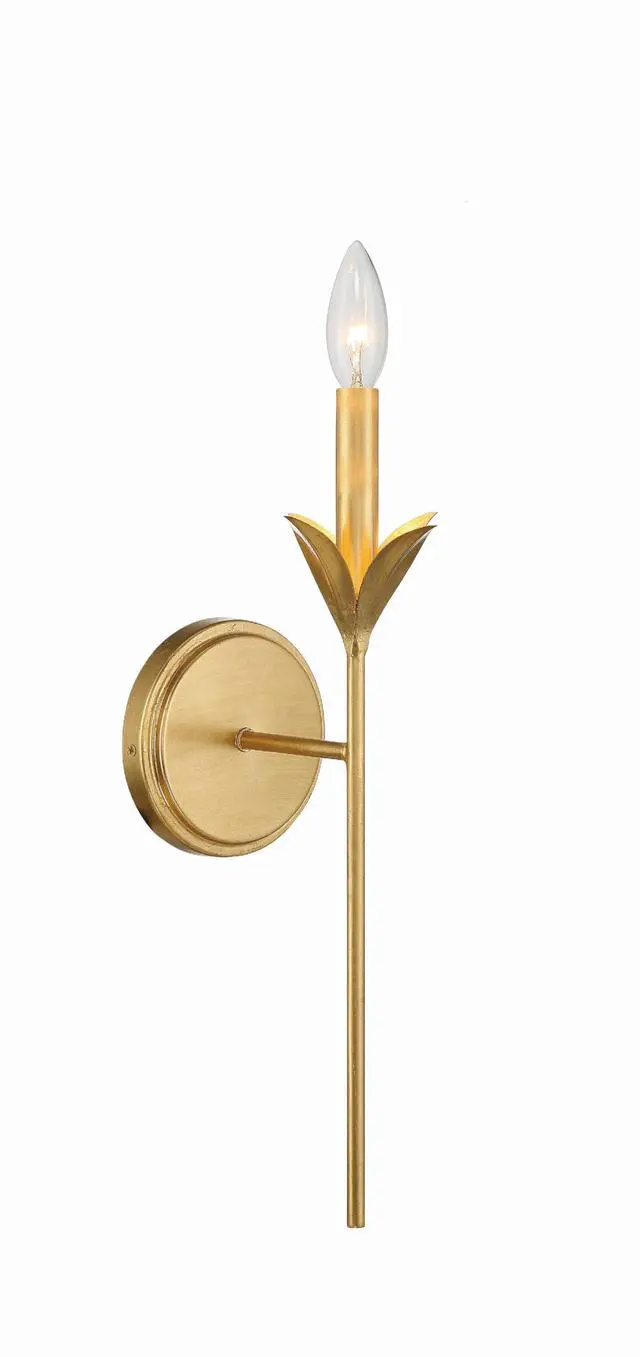 Alt view image 5 of 6 - Broche 6'' Antique Gold Sconce