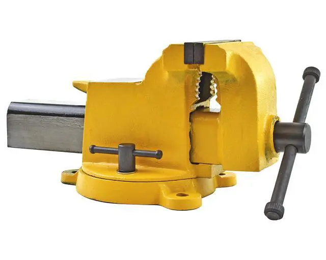 Alt view image 2 of 6 - Yost Vises 910-HV 10" High-Visibility Heavy Duty Steel Bench Vise
