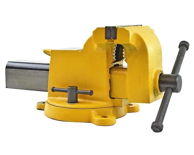 Alt view image 3 of 6 - Yost Vises 910-HV 10" High-Visibility Heavy Duty Steel Bench Vise