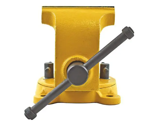 Alt view image 4 of 6 - Yost Vises 910-HV 10" High-Visibility Heavy Duty Steel Bench Vise