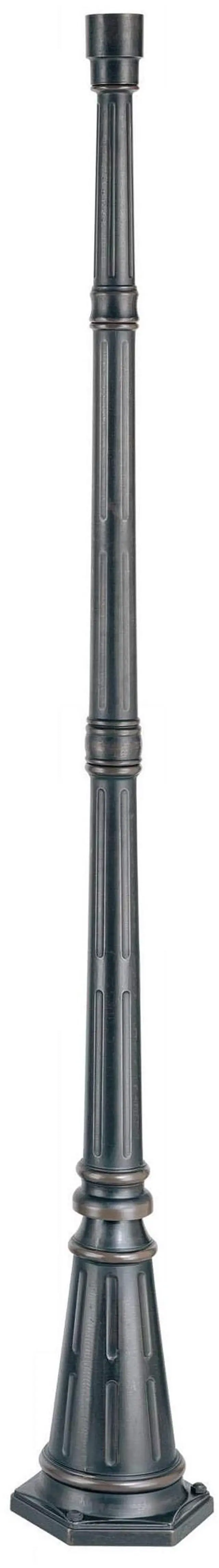 Main image of Hepworth Traditional Outdoor Post Light Pole and Cap Base Classic Bronze Brown 76 3/4" Accessory for Exterior House Porch Patio Deck Yard Garden Driveway Home Lawn Walkway