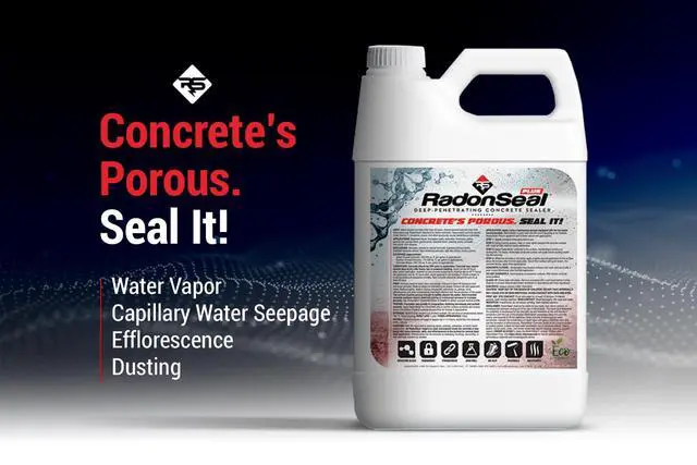 Alt view image 2 of 6 - Plus Concrete Sealer Deep Penetrating Waterproofing for Basement Floors, Foundation Walls & Concrete Block Reduces Moisture & Strengthens Concrete (2.5 Gal)