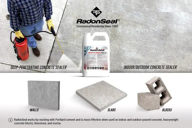 Alt view image 3 of 6 - Plus Concrete Sealer Deep Penetrating Waterproofing for Basement Floors, Foundation Walls & Concrete Block Reduces Moisture & Strengthens Concrete (2.5 Gal)