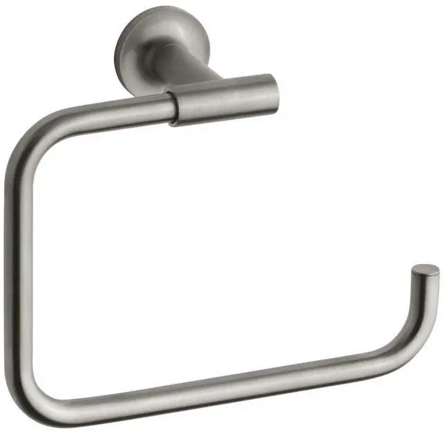 Main image of 14441-BN Purist Towel Ring, Wall-Mount Towel Ring, Bathroom Towel Holder, Vibrant Brushed Nickel