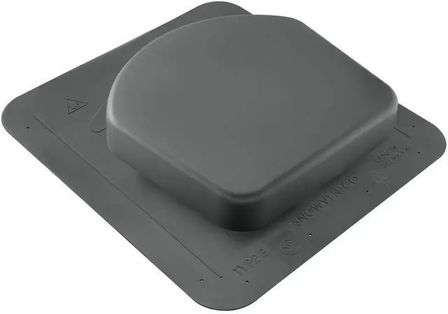 Main image of Upper Roof Exhaust Vent, 50 sq. in. (Gray) Package of 6