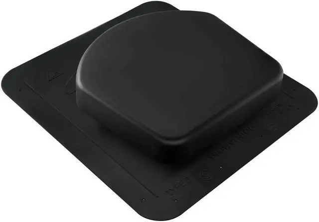 Main image of Upper Roof Exhaust Vent, 50 sq. in. (Black) Package of 6