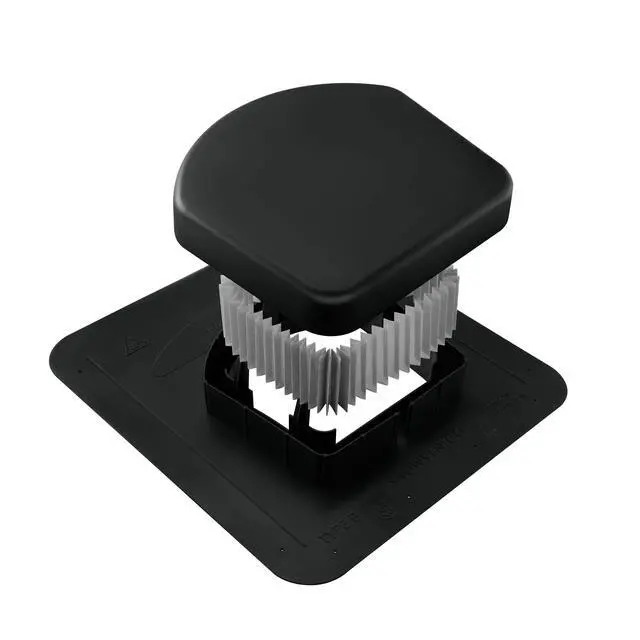 Alt view image 3 of 4 - Upper Roof Exhaust Vent, 50 sq. in. (Black) Package of 6