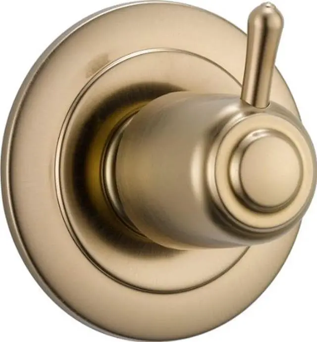 Main image of Faucet 3-Setting Shower Handle Diverter Trim Kit, Champagne Bronze T11800-CZ (Valve Not Included)