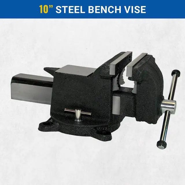 Alt view image 2 of 6 - Yost Vises 910-AS 10" Heavy Duty Steel Bench Vise